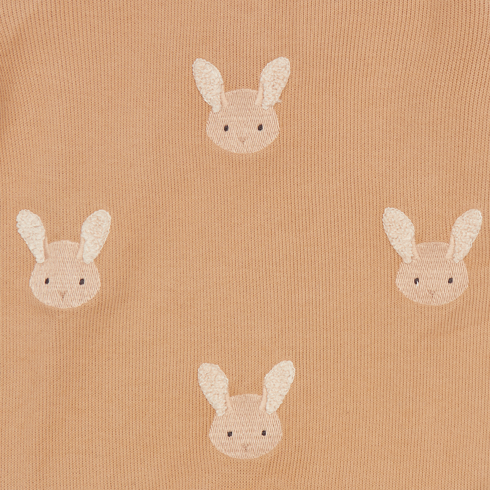Phlyn Onesie | Fluffy Bunnies | Rose Mocha
