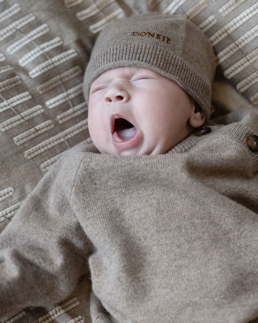 Marne Cashmere Wool Hat | Dusty Brown