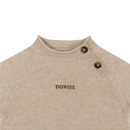 Collyns Cashmere Wool Sweater | Dusty Brown