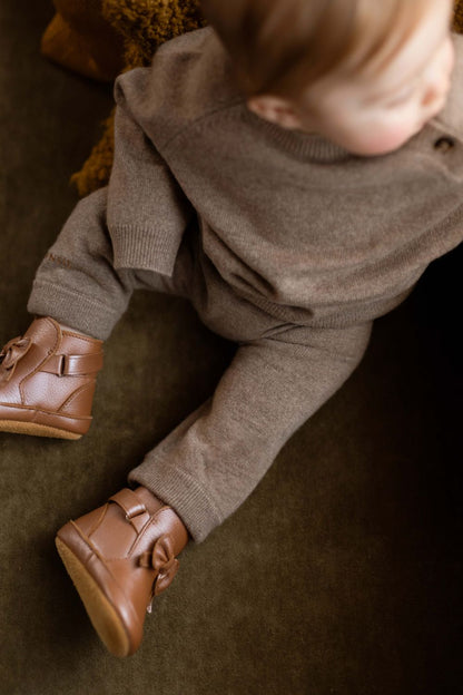 Sevijn Cashmere Wool Trousers | Dusty Brown