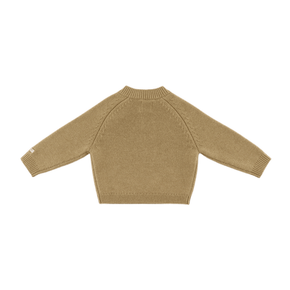 Sibbe Merino Wool Sweater | Bear | Sesame