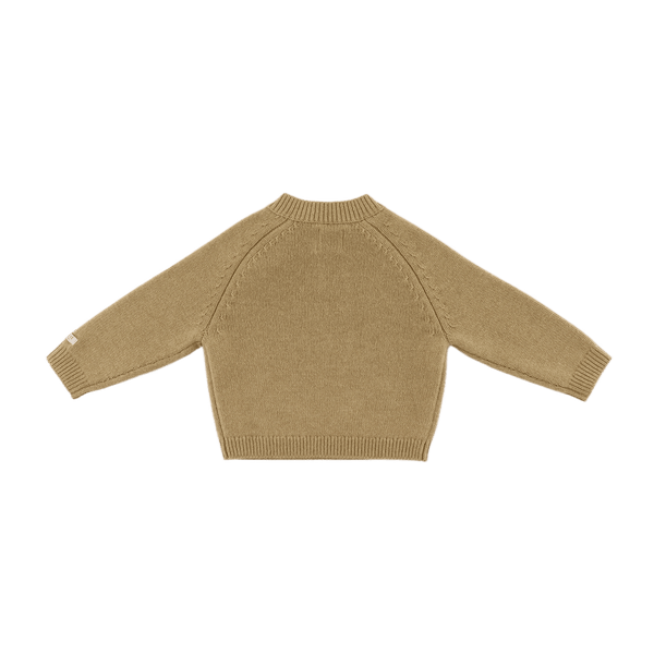 Sibbe Merino Wool Sweater | Bear | Sesame