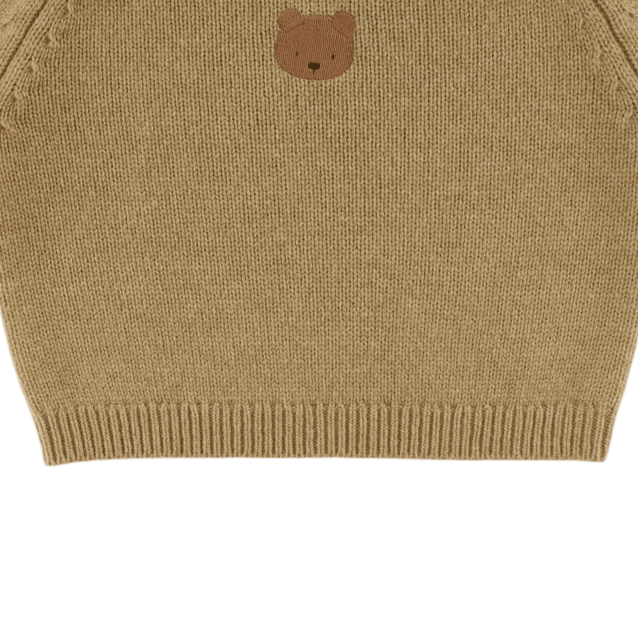 Sibbe Merino Wool Sweater | Bear | Sesame