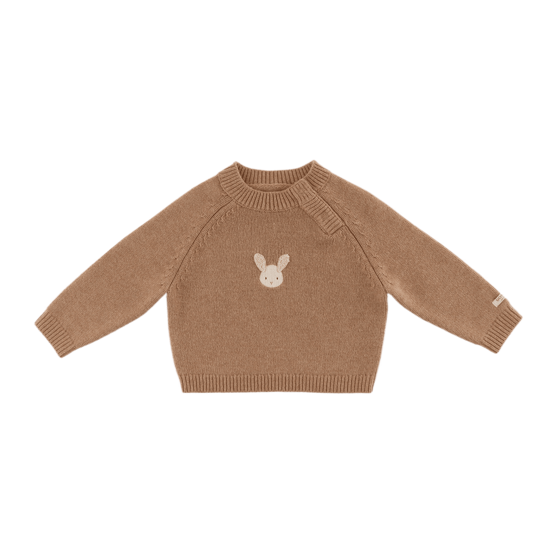 Sibbe Merino Wool Sweater | Fluffy Bunny | Hazelnut