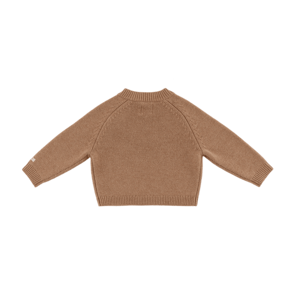 Sibbe Merino Wool Sweater | Fluffy Bunny | Hazelnut