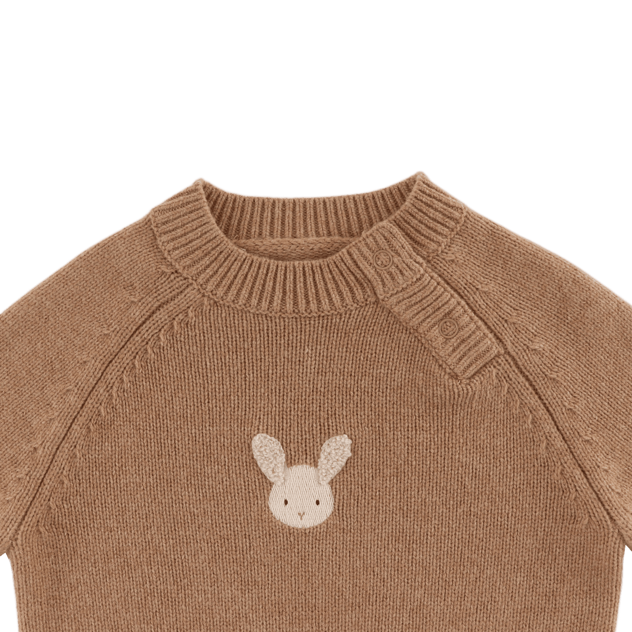 Sibbe Merino Wool Sweater | Fluffy Bunny | Hazelnut