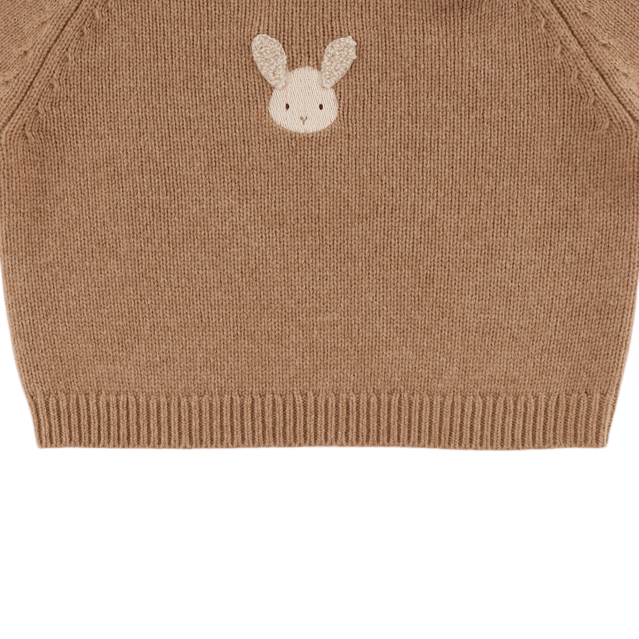 Sibbe Merino Wool Sweater | Fluffy Bunny | Hazelnut