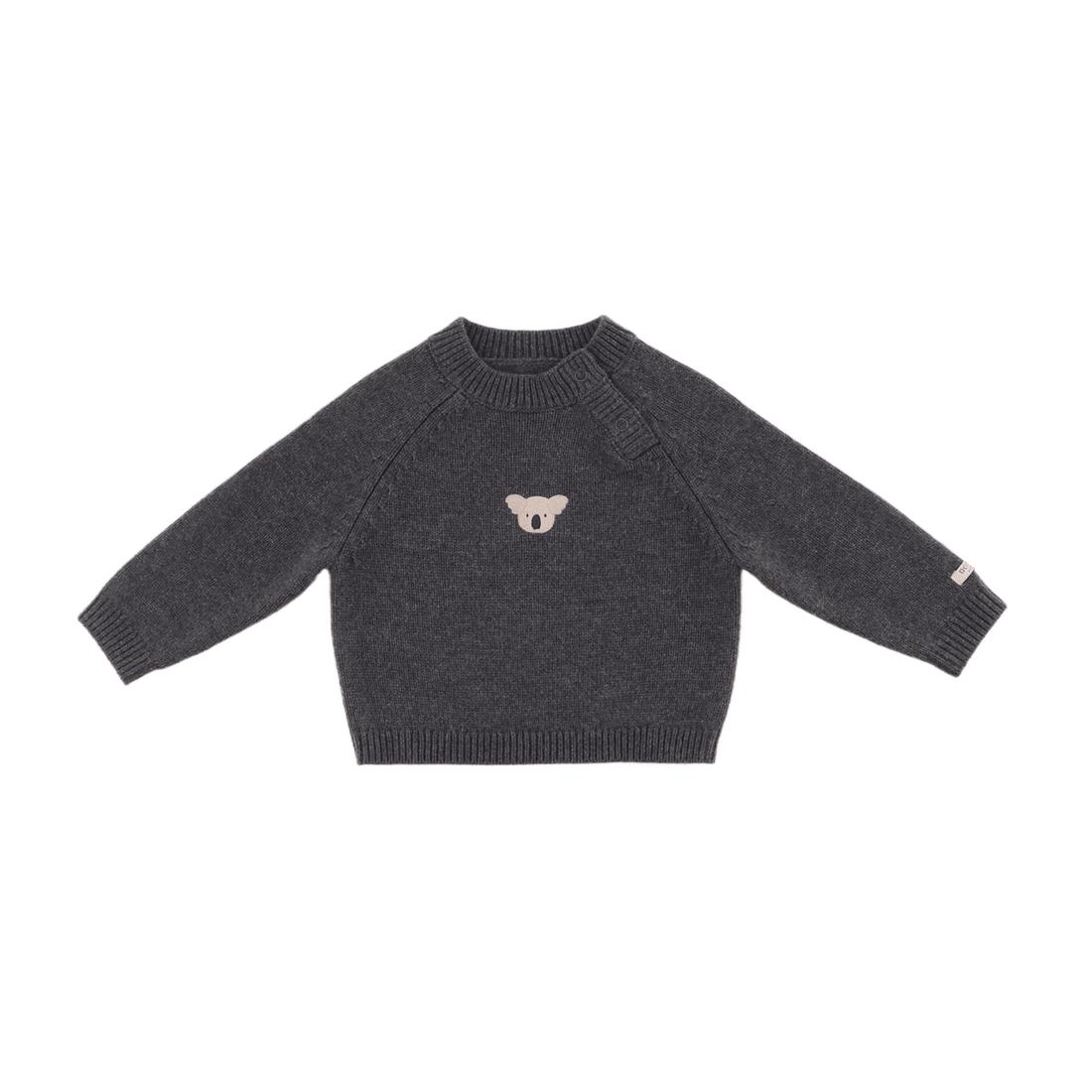 Sibbe Merino Wool Sweater | Koala | Cloudy Grey Melange