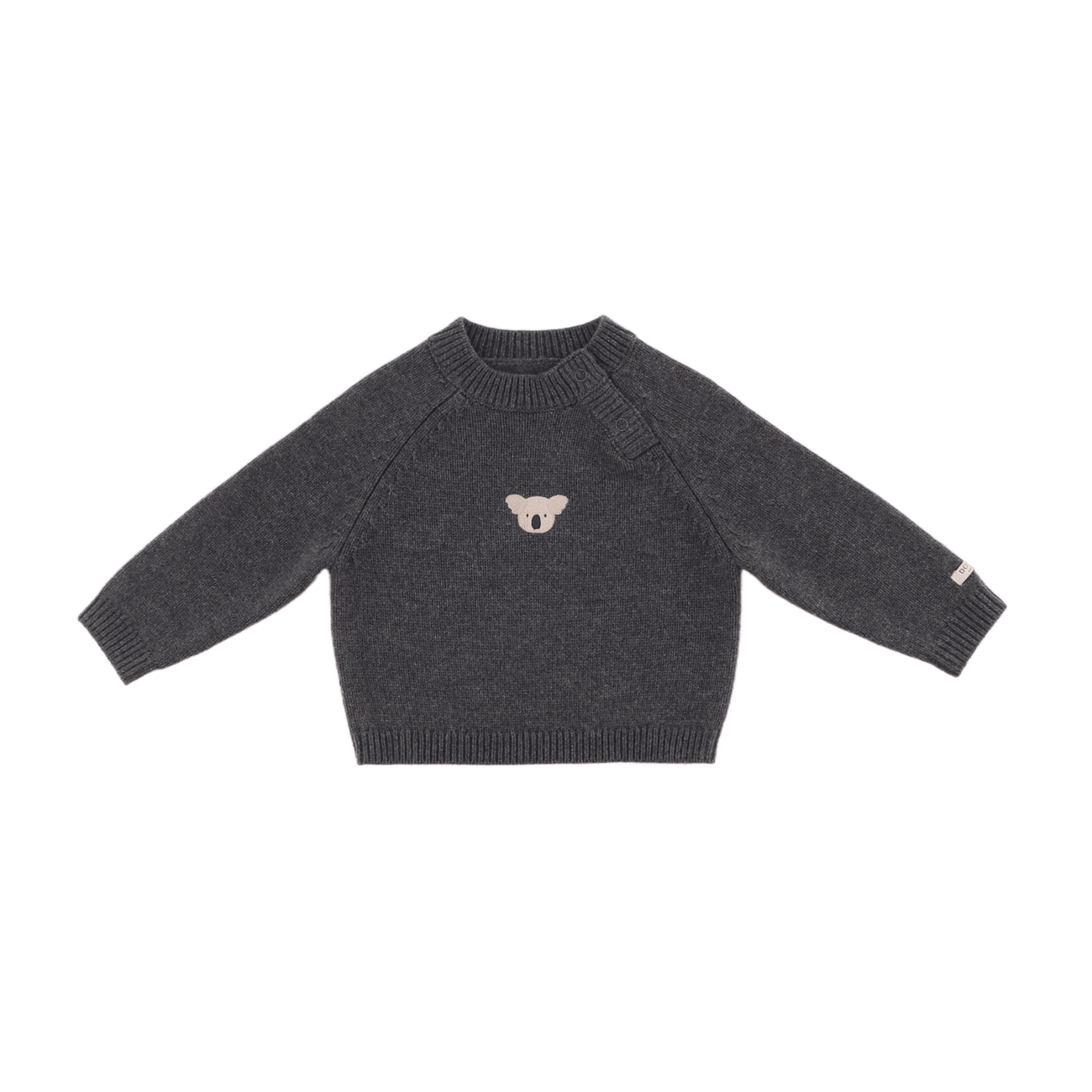 Sibbe Merino Wool Sweater | Koala | Cloudy Grey Melange