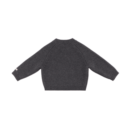 Sibbe Merino Wool Sweater | Koala | Cloudy Grey Melange