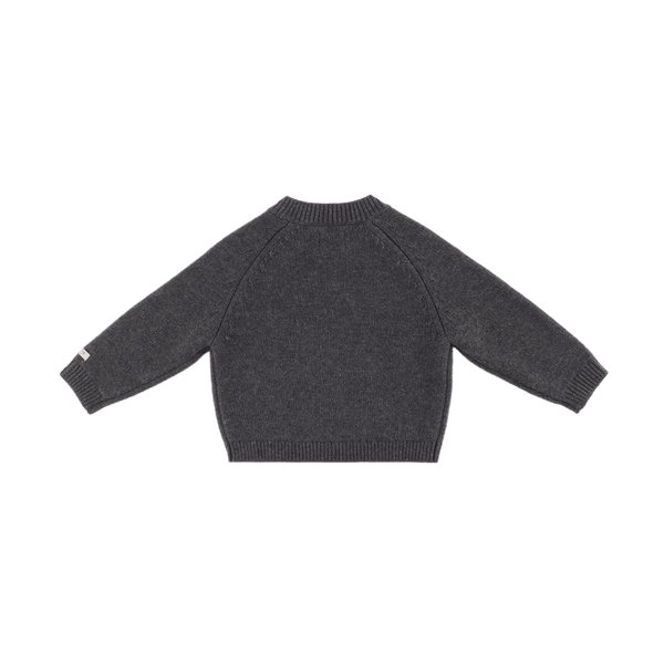 Sibbe Merino Wool Sweater | Koala | Cloudy Grey Melange