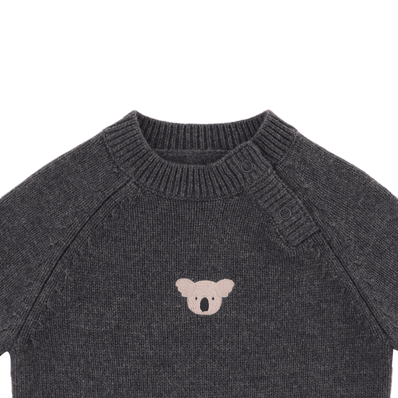 Sibbe Merino Wool Sweater | Koala | Cloudy Grey Melange
