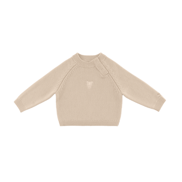 Sibbe Merino Wool Sweater | Unicorn | Soft Sand
