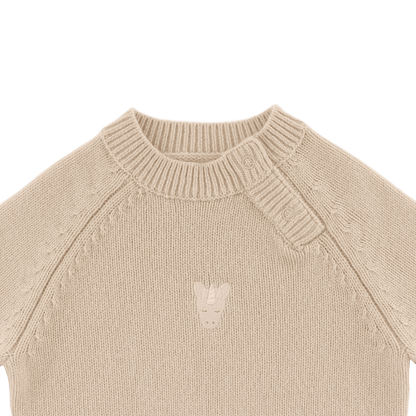 Sibbe Merino Wool Sweater | Unicorn | Soft Sand