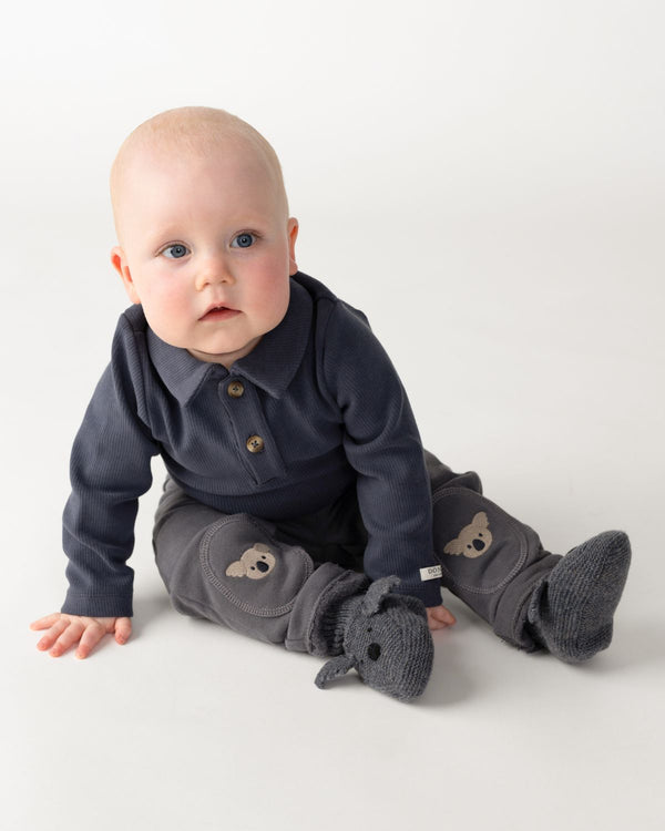 Maicer Merino Wool Booties | Koala | Cloudy Grey Melange