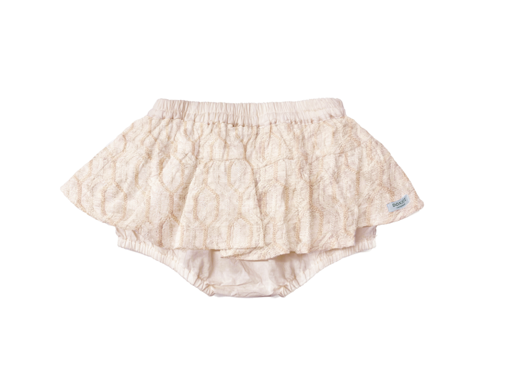 Lonna Skirt | Soft Taupe - Rose Chain