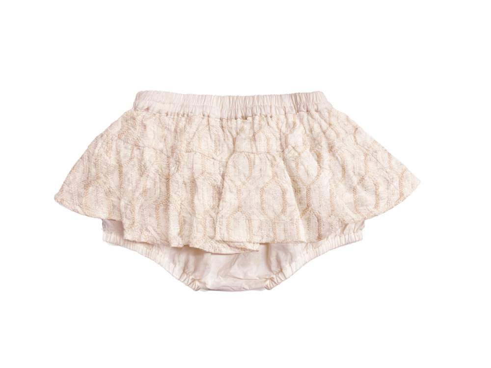 Lonna Skirt | Soft Taupe - Rose Chain