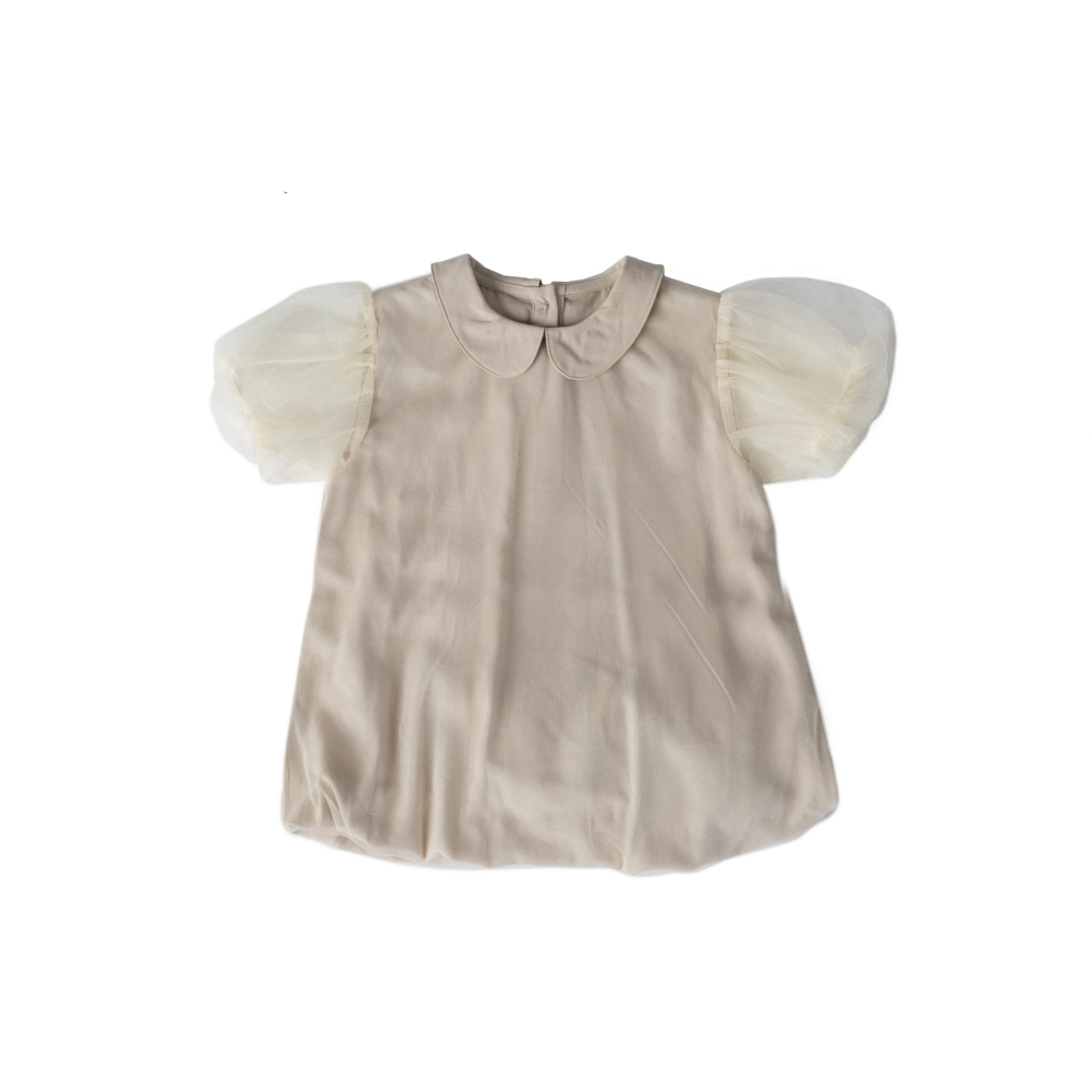 Hylke Dress | Soft Sand Metallic