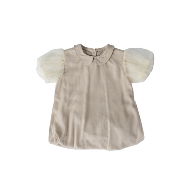 Hylke Dress | Soft Sand Metallic