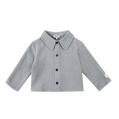 Lukian Shirt | Golden Retriever | Foggy Blue