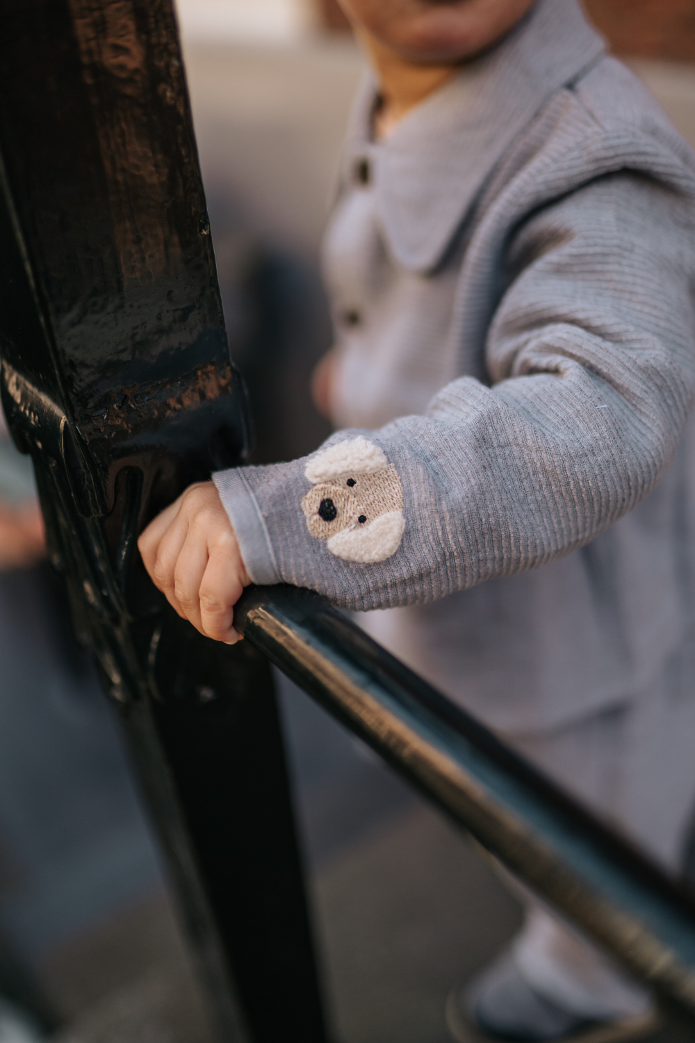 Lukian Shirt | Golden Retriever | Foggy Blue