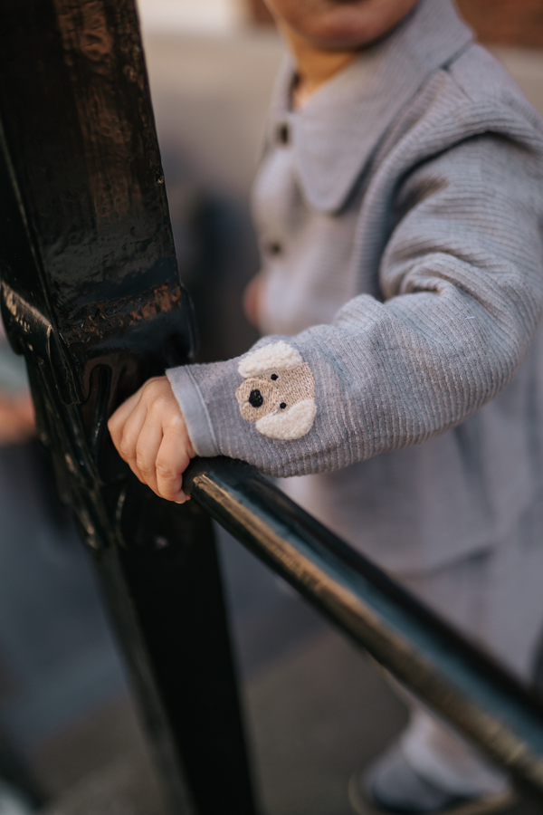 Lukian Shirt | Golden Retriever | Foggy Blue