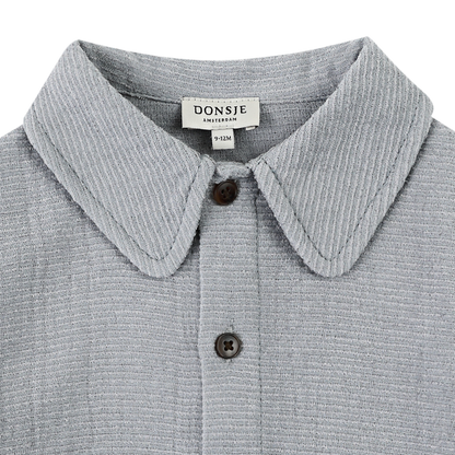 Lukian Shirt | Golden Retriever | Foggy Blue