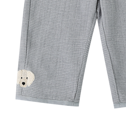 Yuno Trousers | Golden Retriever | Foggy Blue