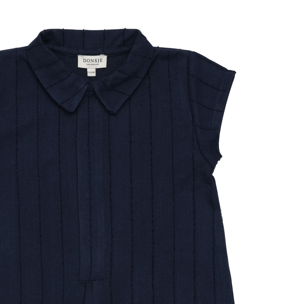 Kajani Playsuit | Blue Marine Striped