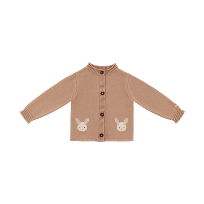 Danta Cardigan | Fluffy Bunny | Rose Mocha