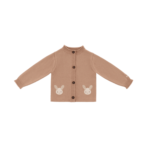 Danta Cardigan | Fluffy Bunny | Rose Mocha