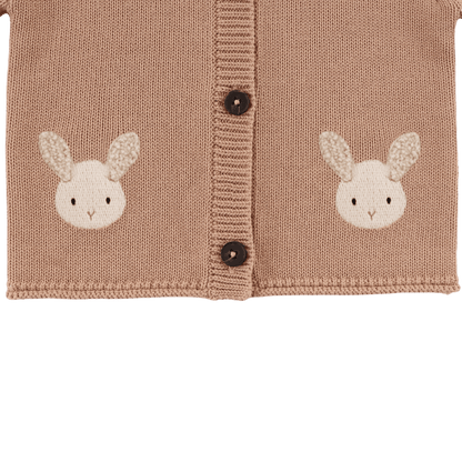 Danta Cardigan | Fluffy Bunny | Rose Mocha