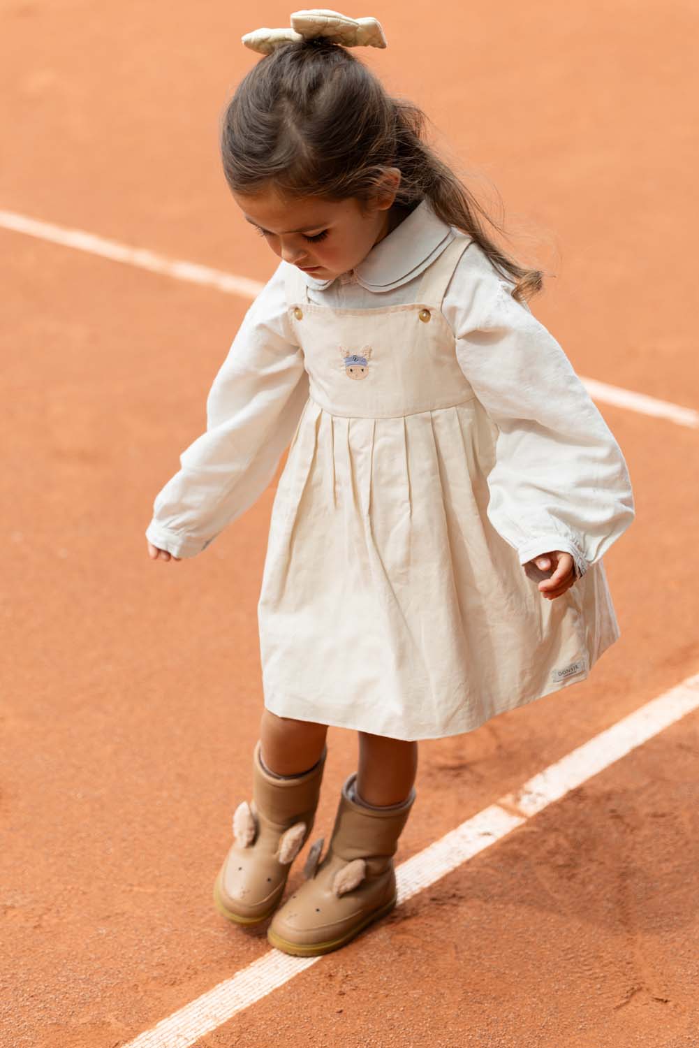 Harpar Dress | Sporty Fluffy Bunny | Soft Sand