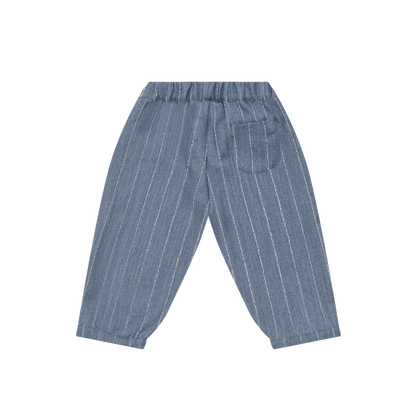 Mink Trousers | Foggy Blue Striped
