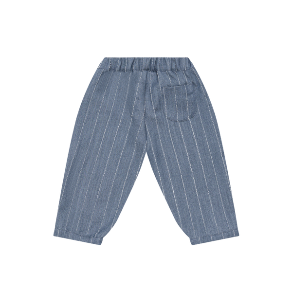 Mink Trousers | Foggy Blue Striped