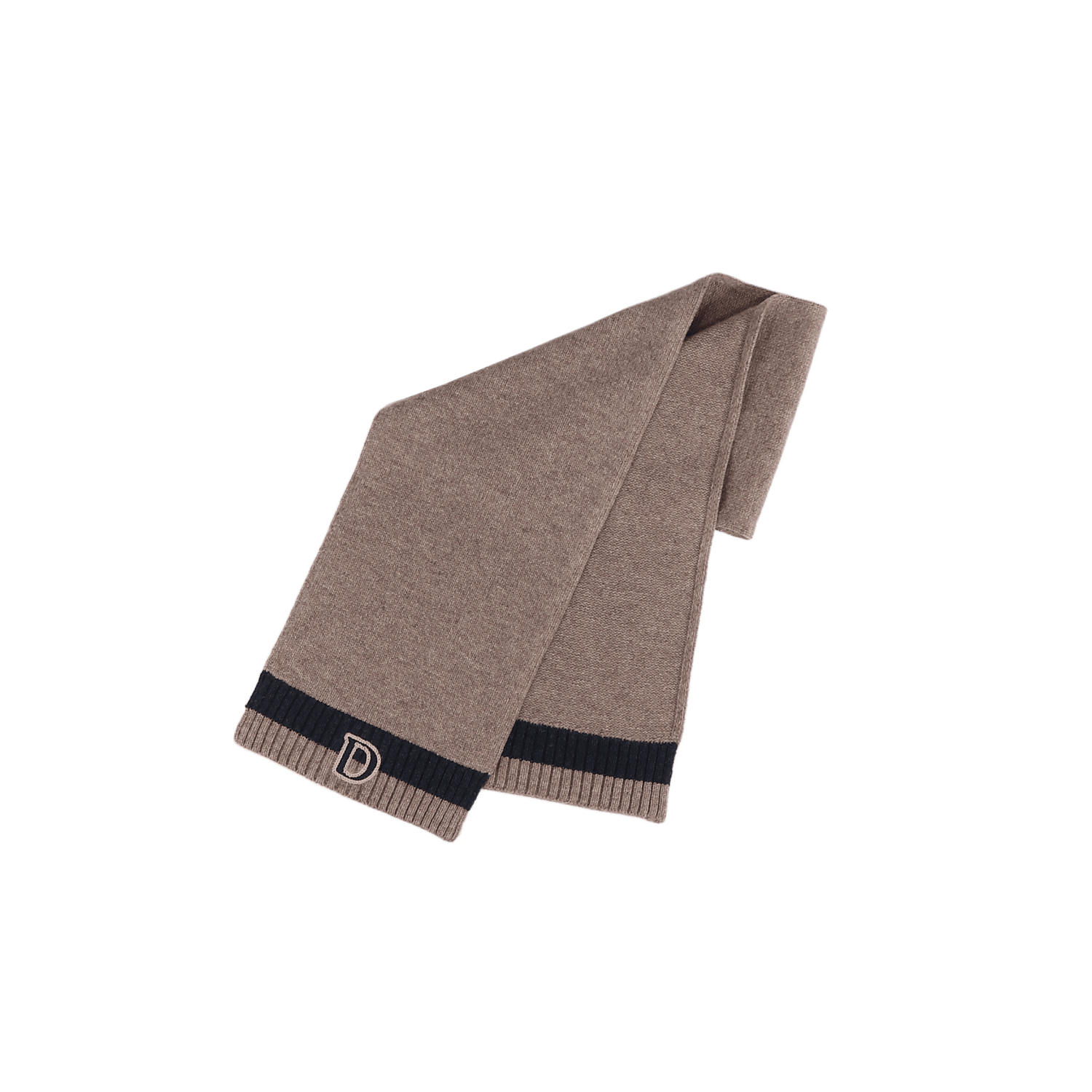 Fredrik Merino Wool Scarf | Dusty Brown Melange