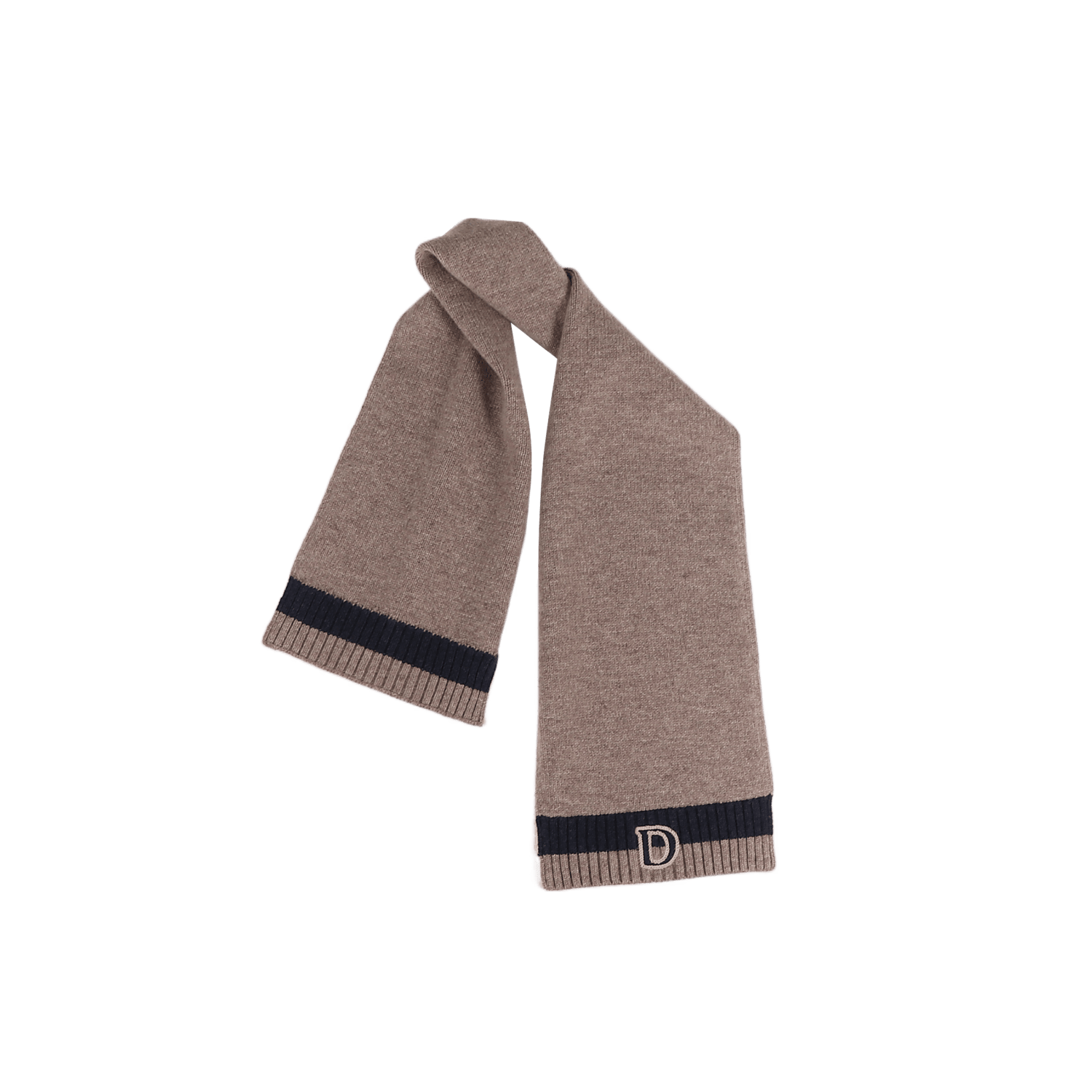 Fredrik Merino Wool Scarf | Dusty Brown Melange
