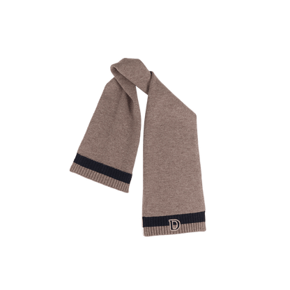 Fredrik Merino Wool Scarf | Dusty Brown Melange