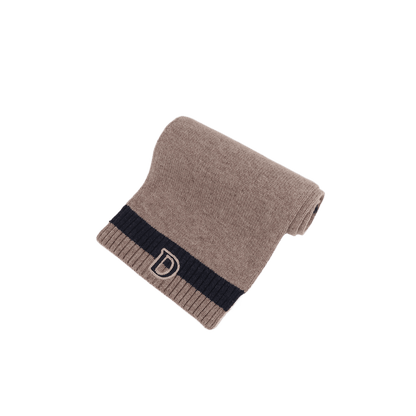 Fredrik Merino Wool Scarf | Dusty Brown Melange