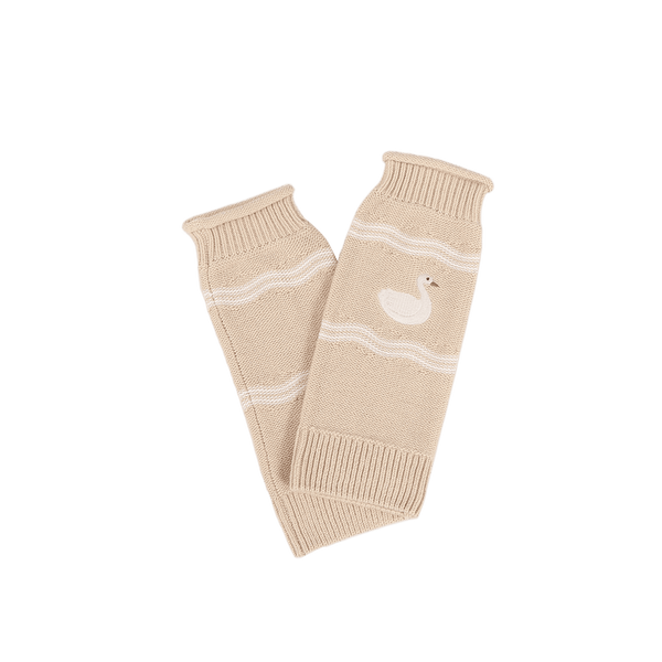 Noena Leg Warmers | Swan | Soft Sand