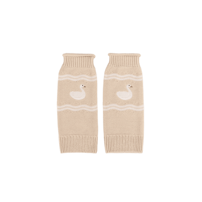 Noena Leg Warmers | Swan | Soft Sand