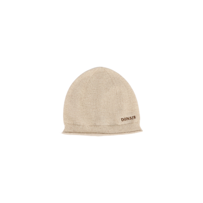 Marne Cashmere Wool Hat | Soft Sand Melange