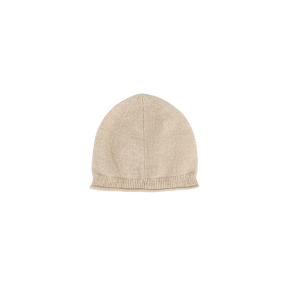 Marne Cashmere Wool Hat | Soft Sand Melange