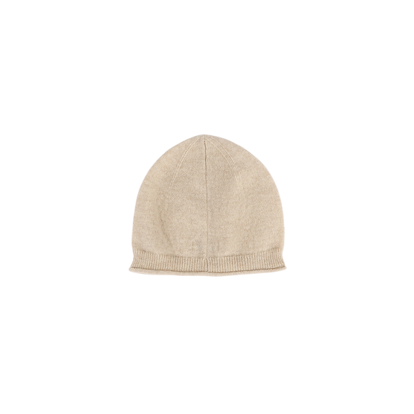 Marne Cashmere Wool Hat | Soft Sand Melange
