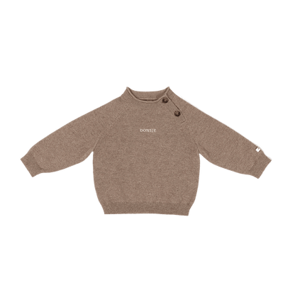 Collyns Cashmere Wool Sweater | Dusty Brown