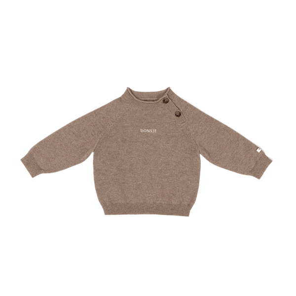 Collyns Cashmere Wool Sweater | Dusty Brown