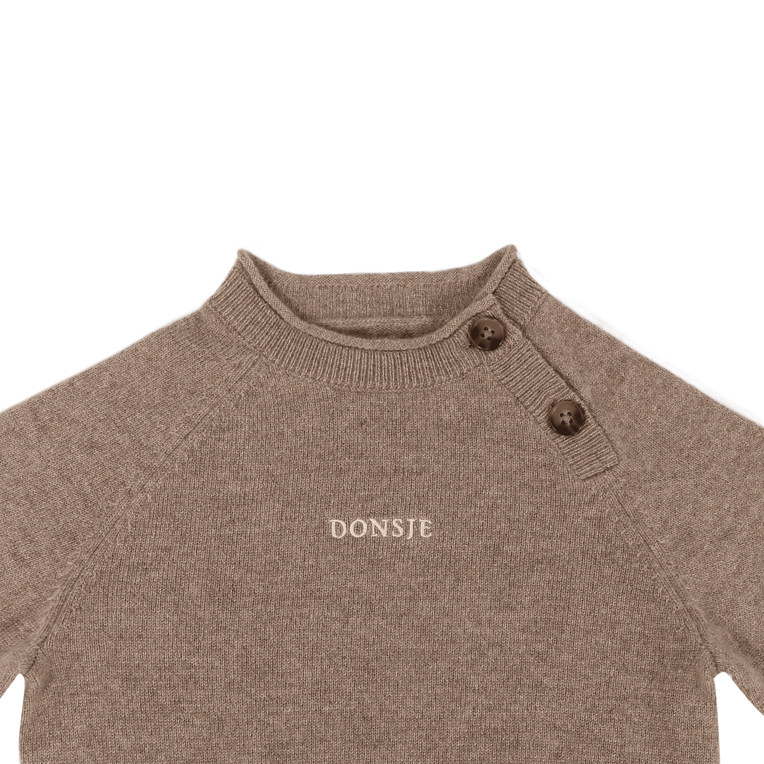 Collyns Cashmere Wool Sweater | Dusty Brown