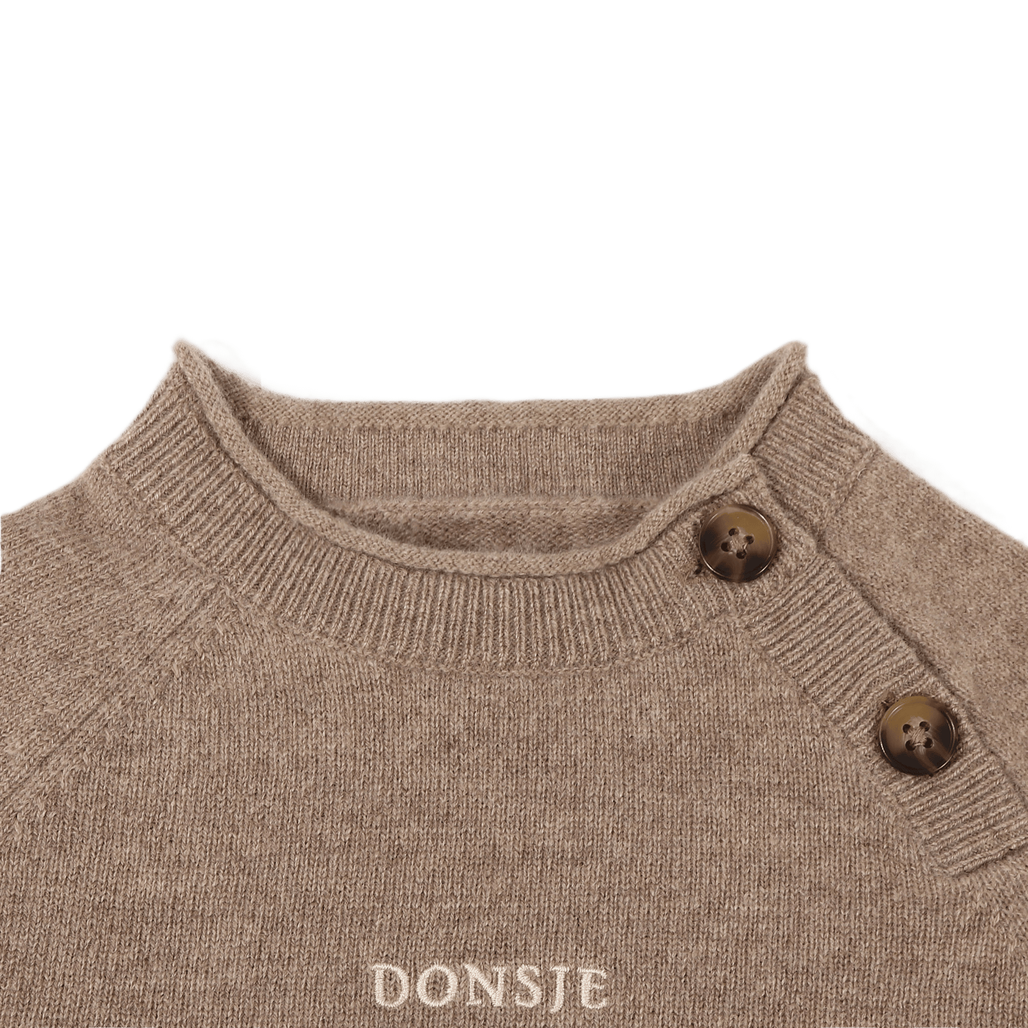 Collyns Cashmere Wool Sweater | Dusty Brown