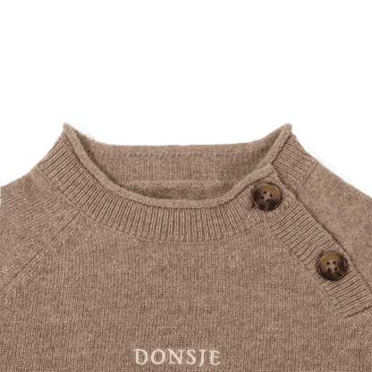 Collyns Cashmere Wool Sweater | Dusty Brown