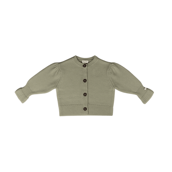 Dakote Cardigan | Dusty Green Metallic